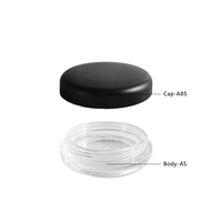 Pot de poudre à vis boîtier d'ombre à paupières Palette de Blush boîtier vide coloré écologique petit pot de crème en plastique carré