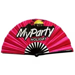 New Elegant Bamboo Handheld Fan Handmade with Customizable Personal Logo - Product Image 6