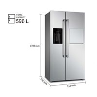 Grand réfrigérateur 646L à contrôle mécanique avec marque de distributeur personnalisée R600a LG Smart Fridge
