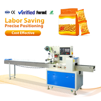 Machine d'emballage automatique à grande vitesse pour sachets de snacks alimentaires, type flow pack et pillow pack