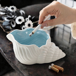 Cenicero de Cerámica Moderno en Forma de Concha para Cigarros, Accesorios para Fumar, Venta Caliente - Product Image 3