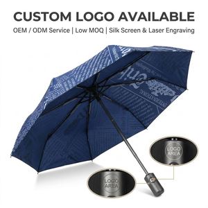 Nouvel Arrivage Parapluie Pliant 8 Baleines Personnalisable avec Logo Protection UV Anti-UV Amusant - Product Image 3