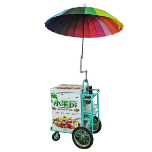 รถเข็นเจลาโต้ รถเข็นไอศกรีมแข็ง รถเข็นไอศกรีมมีล้อ - Product Image 3