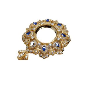 Pendentif en argent S925 de luxe Mabei avec chaîne JG5320, plateau vide 12,8, plateau pour accessoires - Pendentifs et breloques de mode DIY - Product Image 5