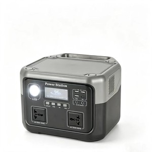 Alimentation portable 800W, batterie LiFePO4, batterie externe, onde sinusoïdale pure, lampe de poche, chargeur de secours pour voiture, chargeur solaire, démarreur de voiture - Product Image 1