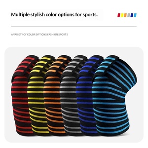 Genouillère de soutien personnalisée pour le basketball, la course à pied, le cyclisme, le volley-ball – Hommes, Femmes – Attelle de genou pour l'arthrite avec sangles et bande de résistance - Product Image 4