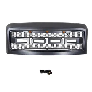 جسم السيارة أجزاء الجبهة الوفير الشواية W أضواء Led السيارات الخارجي اكسسوارات صالح لل فورد F250 2008 2009 2010 2011