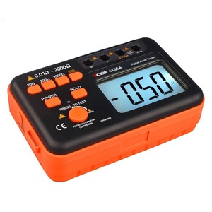 Medidor de resistencia a tierra digital Victor 4105A 0.01-2000 con puertos ACV y ECOM para pruebas de seguridad eléctrica - Product Image 4