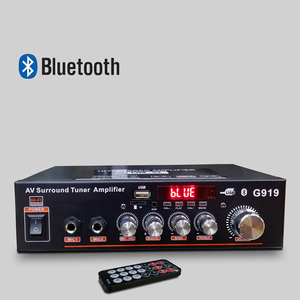 GAP-G919 Mini Amplificador de Audio bluetooth Estéreo Amplificador de potencia FM SD HIFI 2CH <span class=keywords><strong>AMP</strong></span> Audio reproductor de música para coche - Product Image 1