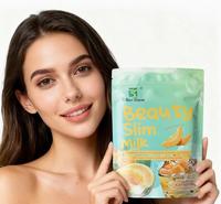 Poudre de collagène aux fruits populaires OEM, Enzyme Minceur, Thé au lait instantané pour une peau éclatante et belle