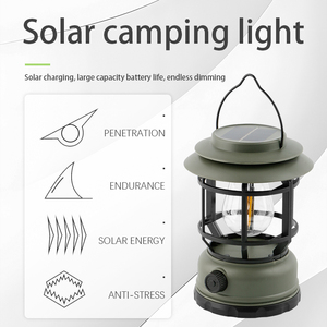 Năng lượng mặt trời đèn ngoài trời năng lượng mặt trời cao lumen đèn xách tay không thấm nước dẫn tay đèn khẩn cấp USB sạc cắm trại đèn lồng - Product Image 2