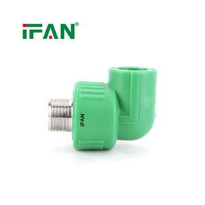 IFAN Raccords de tuyauterie PPR en acier inoxydable pour eau chaude et froide, vente en gros, haute qualité, pour la plomberie et le raccordement de conduites - Product Image 1
