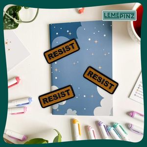 Resist <b>Patch</b> 3 Inches Iron <b>On</b> Embroidery <b>Patch</b> For Hats Clothes Backpacks Jeans DIY <b>Sew</b> <b>On</b> <b>Patch</b> - Product Image 2