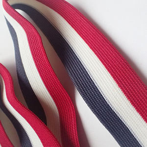 Sangle en tricot <span class=keywords><strong>Bande</strong></span>/ruban de sangle en sergé tissé doux et tressé sur mesure pour sous-vêtements Logo imprimé de taille personnalisée avec ligne enduite de silicone - Product Image 2