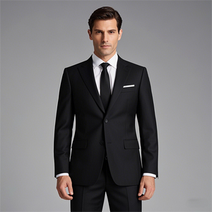 Abiti da <span class=keywords><strong>Uomo</strong></span> di Lusso su Misura di Alta Qualità, <span class=keywords><strong>Blazer</strong></span> Personalizzato con Tessuto Traspirante in Viscosa e Poliestere - Product Image 5