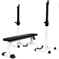 Profesional multifuncional Home Fitness Half Squat Rack Stand Ajustable Incline Decline Bench Press