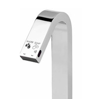 Robinet à double fonction avec capteur automatique Distributeur de savon Chrome Smart Soap Faucet Prix d'usine