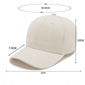 Casquette de baseball ajustable avec logo personnalisé, plusieurs couleurs, 100 % coton, pour hommes, style « Dad Hat », délavée, pour sports de plein air, pour enfants - Product Image 2