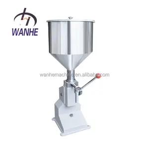 A03 Manual Stainless Steel Paste and Liquid Filler for Cream Shampoo filling machine