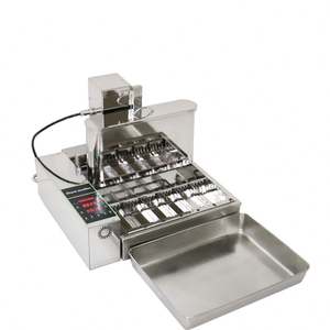 Machine à beignets commerciale à 6 rangées, équipement de friture automatique pour beignets, machine automatique de fabrication de mini-beignets - Product Image 3