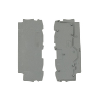 2002-1491 Nuovo Originale Tedesco Disponibile in Magazzino 2002 1491 Piastra Finale e Intermedia Spessore 0,8 mm Grigia Tipo a Incastro 2002-1491