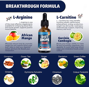 OEM giảm béo bổ sung giảm cân sản phẩm chất lỏng keto giọt cho chất béo Burner hiệu quả sự thèm ăn Chế độ ăn uống giảm - Product Image 3