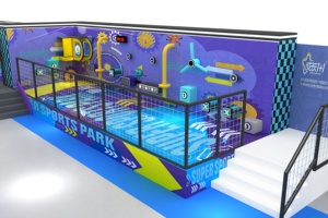 Circuito <span class=keywords><strong>de</strong></span> Obstáculos Ninja Warrior para Todas las Edades, Equipo <span class=keywords><strong>de</strong></span> Juegos Interior Comercial con Toboganes <span class=keywords><strong>de</strong></span> Trampolín y Pared <span class=keywords><strong>de</strong></span> Escalada - Product Image 4