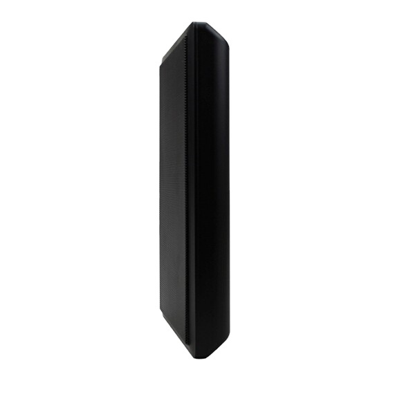 Super Thin 37.74mm Wall Mount Speaker Low Profile Black/White 40W Plastic 2.1 Channel 8Ohm 87dB Sensitivity 75Hz-20KHz