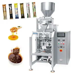 Automatic multi lane ketchup tomato sauce curry paste honey sachet liquid packaging machine stick honey packing machine