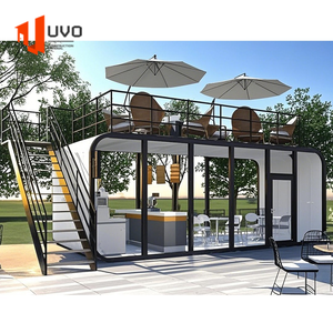 โซลูชั<span class=keywords><strong>น</strong></span>วิลล่าสอง<span class=keywords><strong>ชั้น</strong></span>โครงสร้างเหล็ก<span class=keywords><strong>บ้าน</strong></span>แคปซูลแอปเปิ้ลสำหรับโรงยิมกลางแจ้งสำ<span class=keywords><strong>น</strong></span>ักงา<span class=keywords><strong>น</strong></span> - Product Image 1