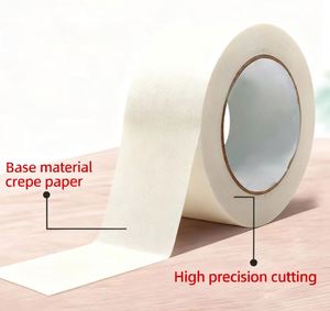 Ruban de masquage blanc et papier de protection, rouleau de 10 m pour perles thermocollantes, ruban de transfert haute adhérence, accessoire pour jouets éducatifs - Product Image 4