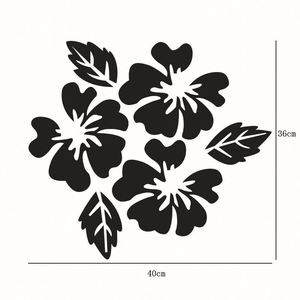 Flower Art Acrylic Mural <b>Decal</b> 3D Mirror Wall <b>Stickers</b> for Home Living Room Bedroom Decorations Reflective Wall <b>Decals</b> - Product Image 6
