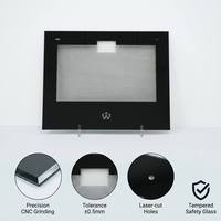 Panel de Puerta de Horno de Vidrio Templado Resistente al Calor, Serigrafía Personalizada, Tamaño a Medida para Hornos Eléctricos y de Gas, Repuesto Doméstico