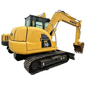 รถขุดเกือบใหม่ KOMATSU PC70 สภาพเหมือนใหม่ ของแท้จากโรงงาน รถขุดไฮดรอลิกแบบตีนตะขาบ เครื่องยนต์ Cummins ปั๊มปี 2024 7 - Product Image 1