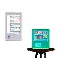 Distributeur automatique mural sans personnel pour snacks, boissons et cigarettes, petit modèle de comptoir, avec éclairage sur les quatre côtés