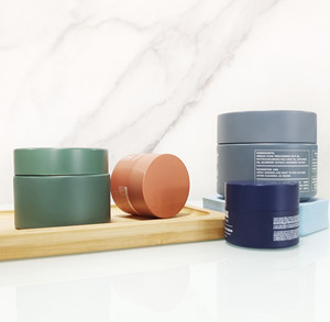 Custom Painted Blue Round Tin Cream Jars Wide Mouth 5g 10g 15g 22g 30g 50g 60g 100g Glass Cosmetic Jar - Product Image 6
