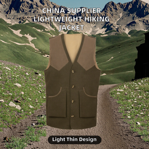 China Supplier Full Zipper Soft Shell <b>Summer</b> for Technology <b>Lightweight</b> Thin Adult Hiking <b>Jackets</b> - Product Image 2