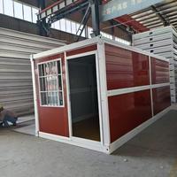 Maison préfabriquée modulaire en conteneur, construction en structure métallique facile à assembler, maisons conteneurs miniatures préfabriquées pliantes en X ou en Z