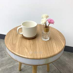 Meilleure vente directe d'usine haut-parleur de table personnalisé pour la détente maison déco USB Mini petite dent bleue haut-parleur Table d'appoint - Product Image 2