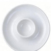 Support à œufs en porcelaine céramique blanche pour œufs mollets, petit-déjeuner, repas, écologique, cuisine domestique, finition émaillée