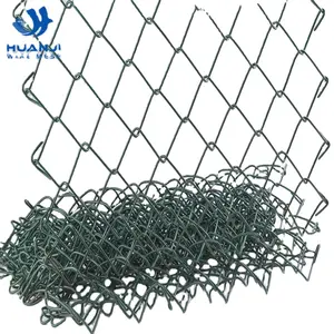 Pagar Link rantai PVC kualitas tinggi langsung dari pabrik pagar Link rantai logam berlapis PVC