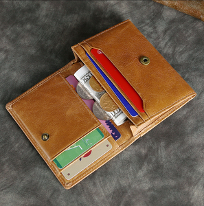 กระเป๋าสตางค์ RFID แบบมินิมอล หนังแท้ สำหรับใส่บัตรเครดิต - Product Image 4