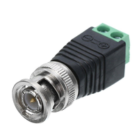 Connecteurs vidéo BNC mâles de haute qualité SWALLOWTECH, sans soudure, durables, avec broches en laiton pour système de caméra CCTV 12V 2A