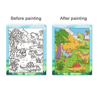 Vente Enfants Eau Révéler Activité Réutilisable Peinture À L'eau Livre De Coloriage Magique Avec Stylo