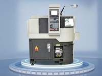 Tour CNC de précision à double broche de type suisse YH124D pour le tournage et le fraisage automatique du cuivre et de l'aluminium, 3,5 kW