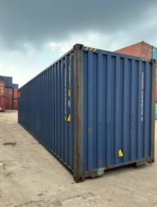 Conteneur maritime d'occasion 40HQ, conteneur sec 40 pieds High Cube 45G1 certifié CSC pour l'expédition mondiale - Product Image 1