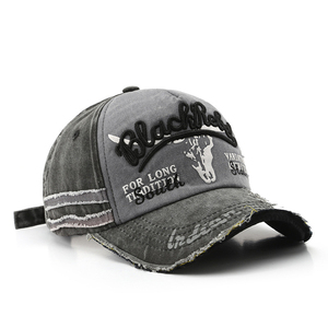 Mũ Bóng Chày Không Cấu Trúc Chất Lượng Cao Mũ Lưỡi Trai Đau Khổ Cổ Điển Đã Giặt Logo Thêu Theo Yêu Cầu Mũ Bóng Chày 5 Tấm - Product Image 6