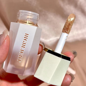 Sang trọng khuôn mặt cơ thể Shimmery <span class=keywords><strong>Highlighter</strong></span> nhãn hiệu riêng lỏng Glow <span class=keywords><strong>Highlighter</strong></span> Kem <span class=keywords><strong>Highlighter</strong></span> - Product Image 6