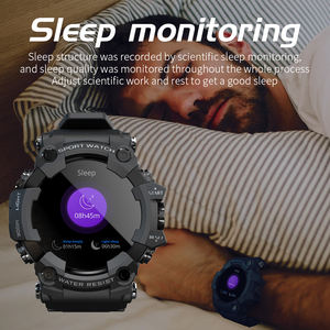 Montre connectée <span class=keywords><strong>Lokmat</strong></span> Attack à écran tactile complet pour hommes, IP67, moniteur de fréquence cardiaque, moniteur de pression artérielle, tracker d'activité physique, Android iOS - Product Image 5