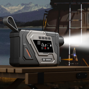 Démarreur de voiture portable 12V en métal, compresseur d'air, booster de batterie, gonfleur de <span class=keywords><strong>pneus</strong></span>, pompe à air tout-en-un, batterie externe - Product Image 3